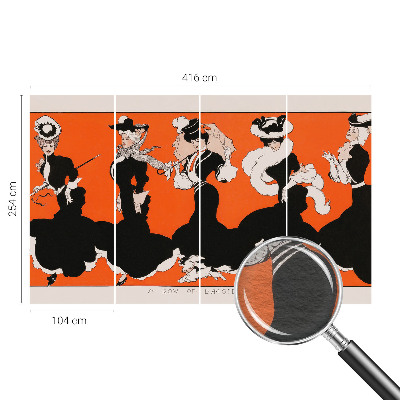 Fototapet la comandă pentru living Subtilitate florală