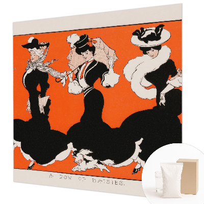 Fototapet la comandă pentru living Subtilitate florală