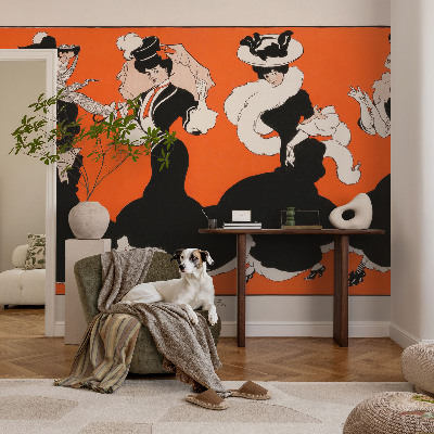 Fototapet la comandă pentru living Subtilitate florală