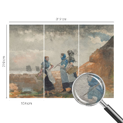 Fototapet la comandă pentru dormitor Ornament vegetal