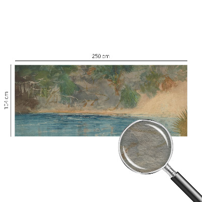 Fototapet pentru dormitor Pasăre cu flori