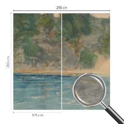 Fototapet pentru dormitor Pasăre cu flori