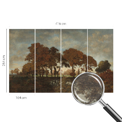 Tapet Eleganța păunului