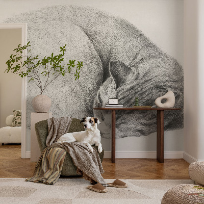 Fototapet vlies pe perete O pasăre pe o creangă