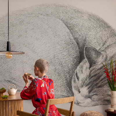 Fototapet vlies pe perete O pasăre pe o creangă