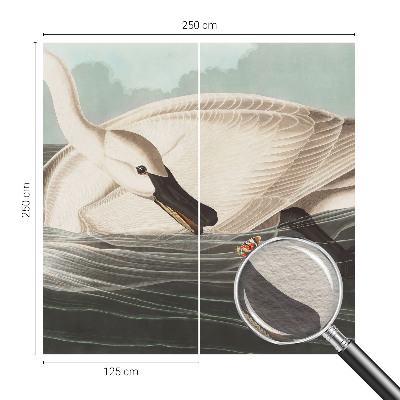 Fototapet vlies pentru dormitor Case cu chiparos