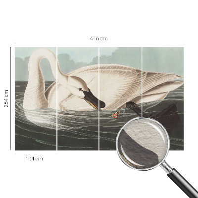 Fototapet vlies pentru dormitor Case cu chiparos