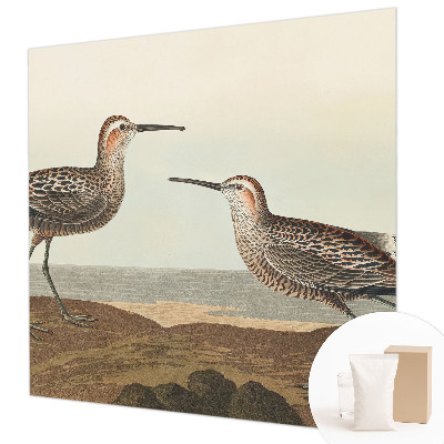 Fototapet la comandă pentru living Fuglesilhuetter