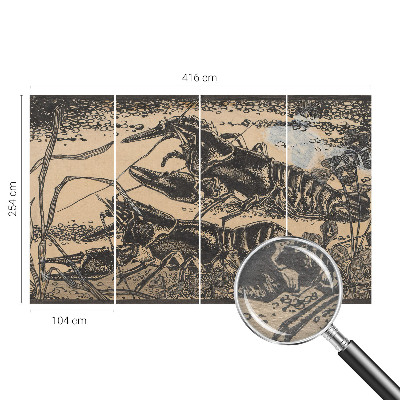 Fototapet decorativ pe perete Pajiște cu flori