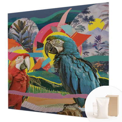 Fototapet modern pentru living Artă cu pisici