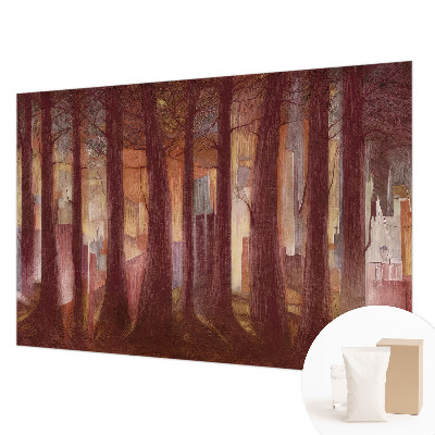 Fototapet pentru living cu un ornament clasic