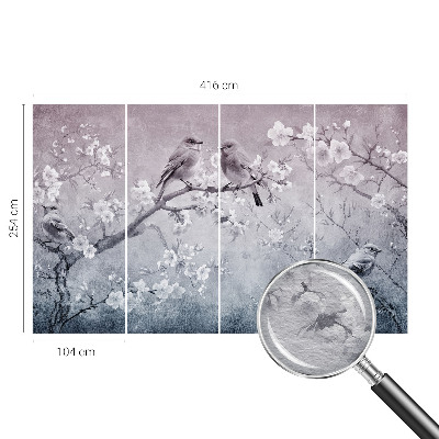 Fototapet vlies Flori de crin de zi