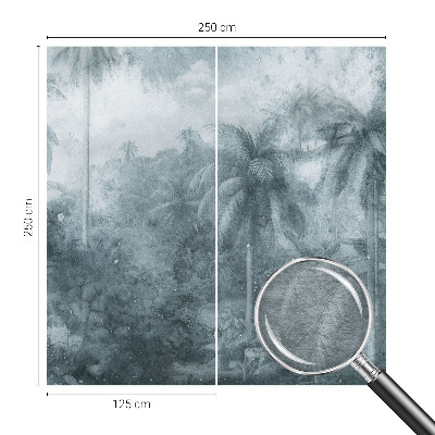 Fototapet modern pentru living Cuplu de păsări