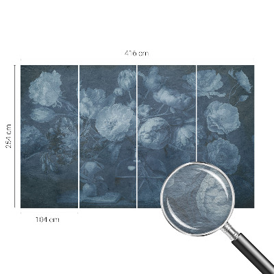 Fototapet pentru dormitor Ilustrație orhidee