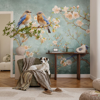 Fototapet pentru living Păsări deasupra apei