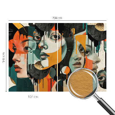 Tapet foto vlies Femeie cu trandafiri