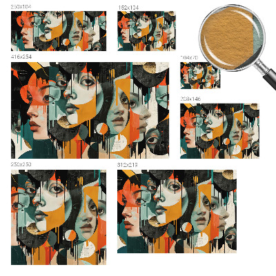 Tapet foto vlies Femeie cu trandafiri