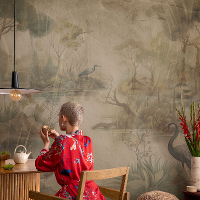 Fototapet vlies pentru living Peisaj industrial