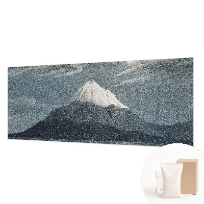 Fototapet la comandă pentru dormitor Månebelyst nat