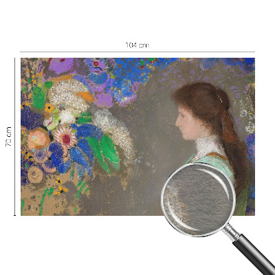 Fototapet modern pentru living Flori de lotus