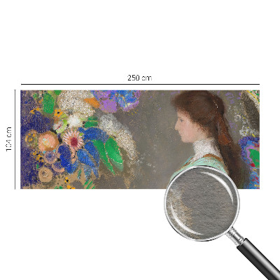 Fototapet modern pentru living Flori de lotus