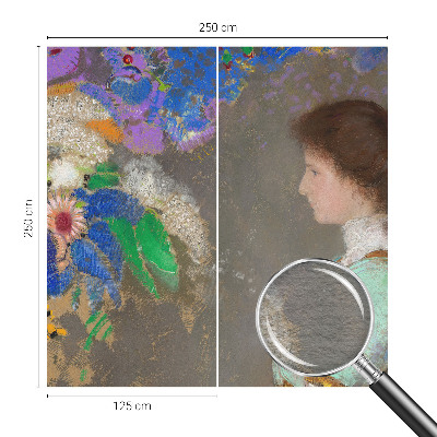 Fototapet modern pentru living Flori de lotus