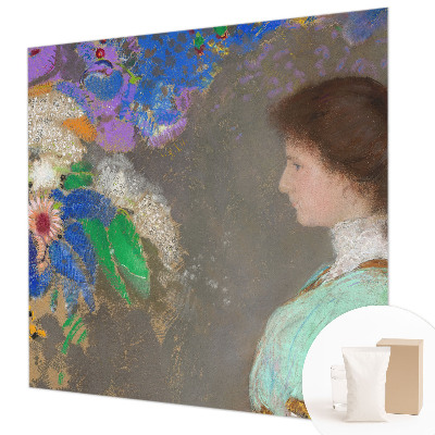 Fototapet modern pentru living Flori de lotus