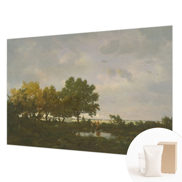 Fototapet la comandă pentru dormitor Pacea pădurii