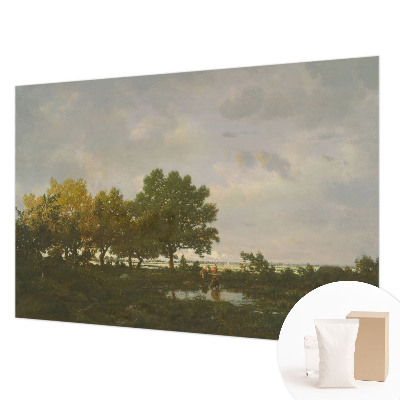 Fototapet la comandă pentru dormitor Pacea pădurii