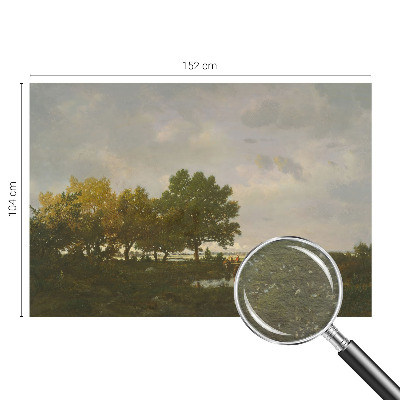 Fototapet la comandă pentru dormitor Pacea pădurii