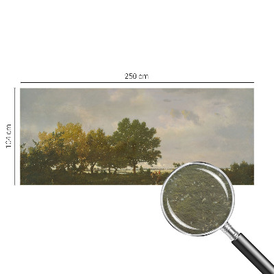 Fototapet la comandă pentru dormitor Pacea pădurii