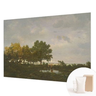 Fototapet la comandă pentru dormitor Pacea pădurii