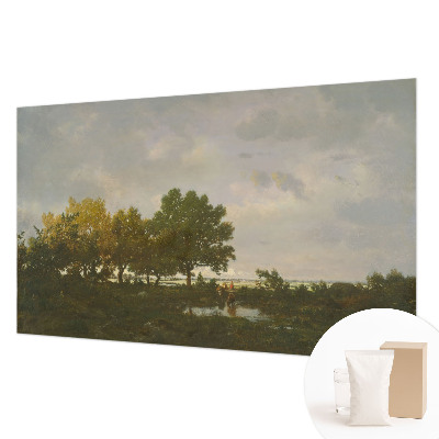 Fototapet la comandă pentru dormitor Pacea pădurii