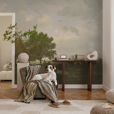 Fototapet la comandă pentru dormitor Pacea pădurii