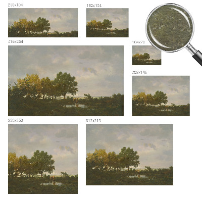 Fototapet la comandă pentru dormitor Pacea pădurii