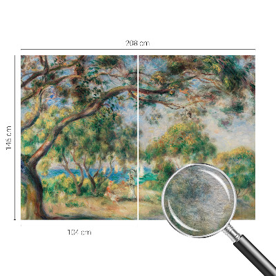 Fototapet vlies pentru living O plimbare pe malul mării