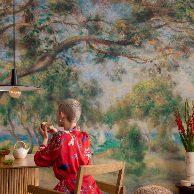 Fototapet vlies pentru living O plimbare pe malul mării