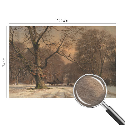 Fototapet pe perete Peisaj de iarnă