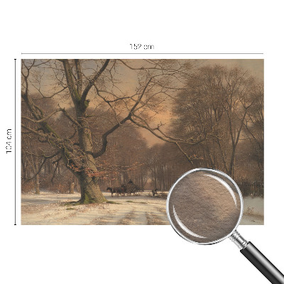 Fototapet pe perete Peisaj de iarnă