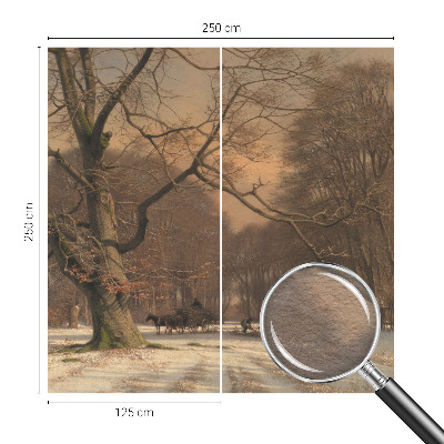 Fototapet pe perete Peisaj de iarnă