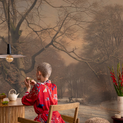 Fototapet pe perete Peisaj de iarnă