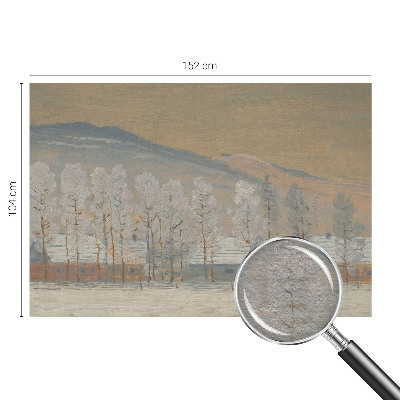 Fototapet modern pentru living Coș cu flori