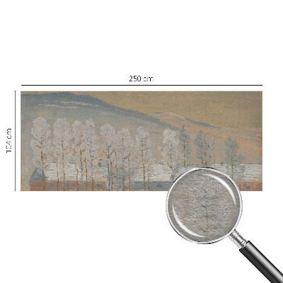 Fototapet modern pentru living Coș cu flori