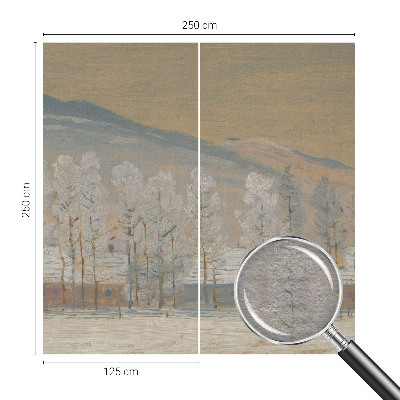 Fototapet modern pentru living Coș cu flori