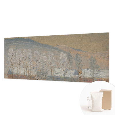 Fototapet modern pentru living Coș cu flori