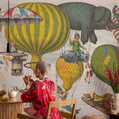 Fototapet vlies pentru living Pasăre exotică