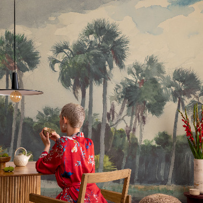 Fototapet vlies pentru dormitor Câmp de vară