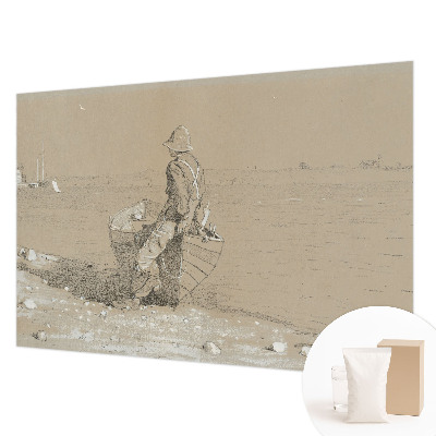 Fototapet vlies pentru copii Reflecție pe malul mării