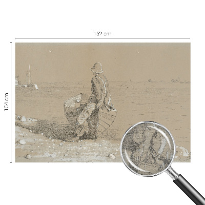 Fototapet vlies pentru copii Reflecție pe malul mării