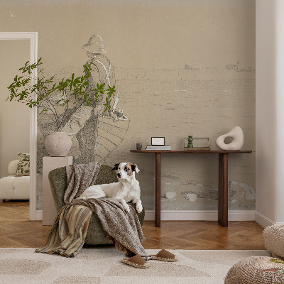 Fototapet vlies pentru copii Reflecție pe malul mării